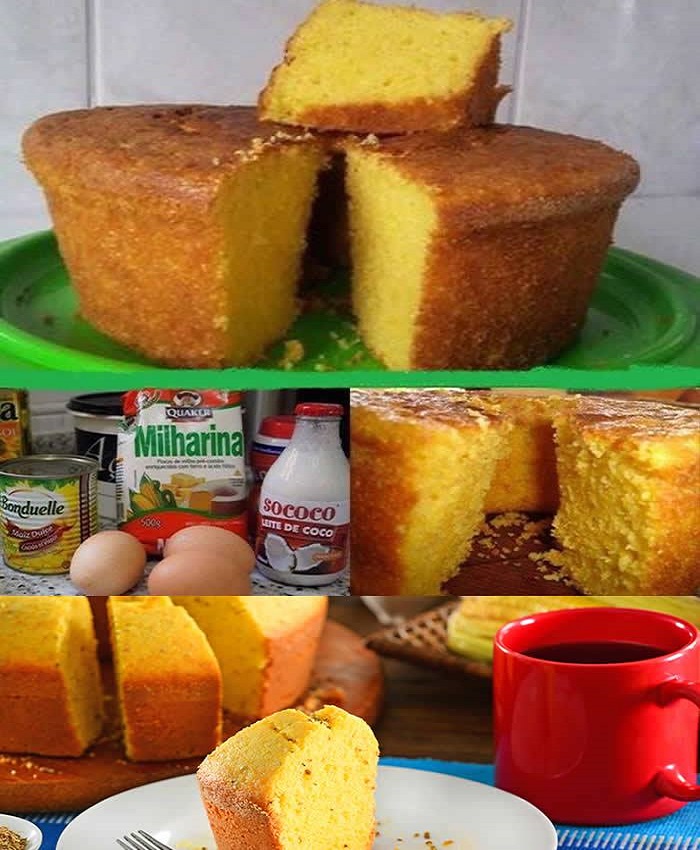 BOLO DE MILHO PERFEITO