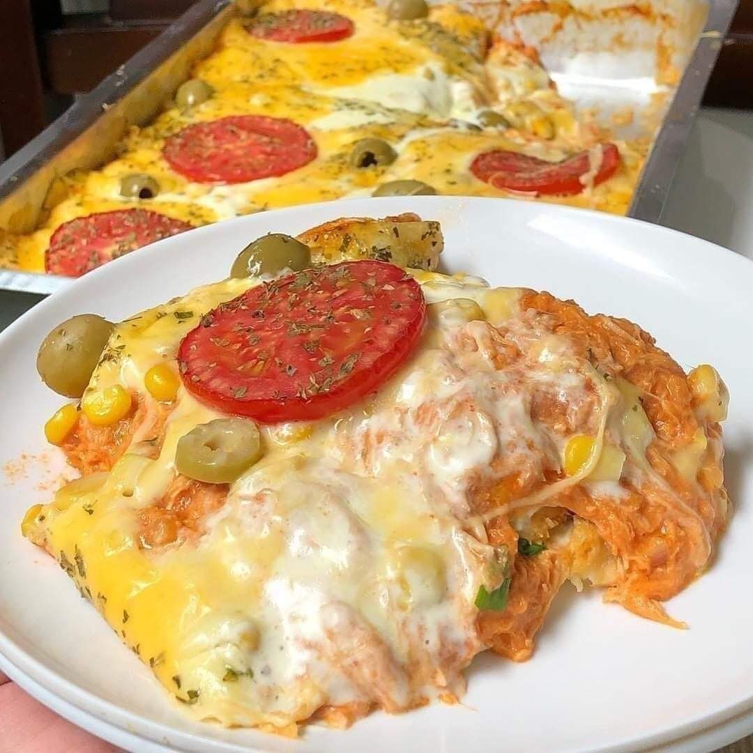 PIZZA DE PÃO DE FORMA