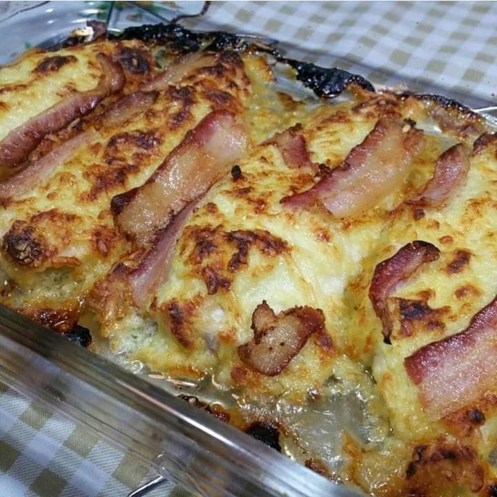 Filé de Frango com Bacon delicioso