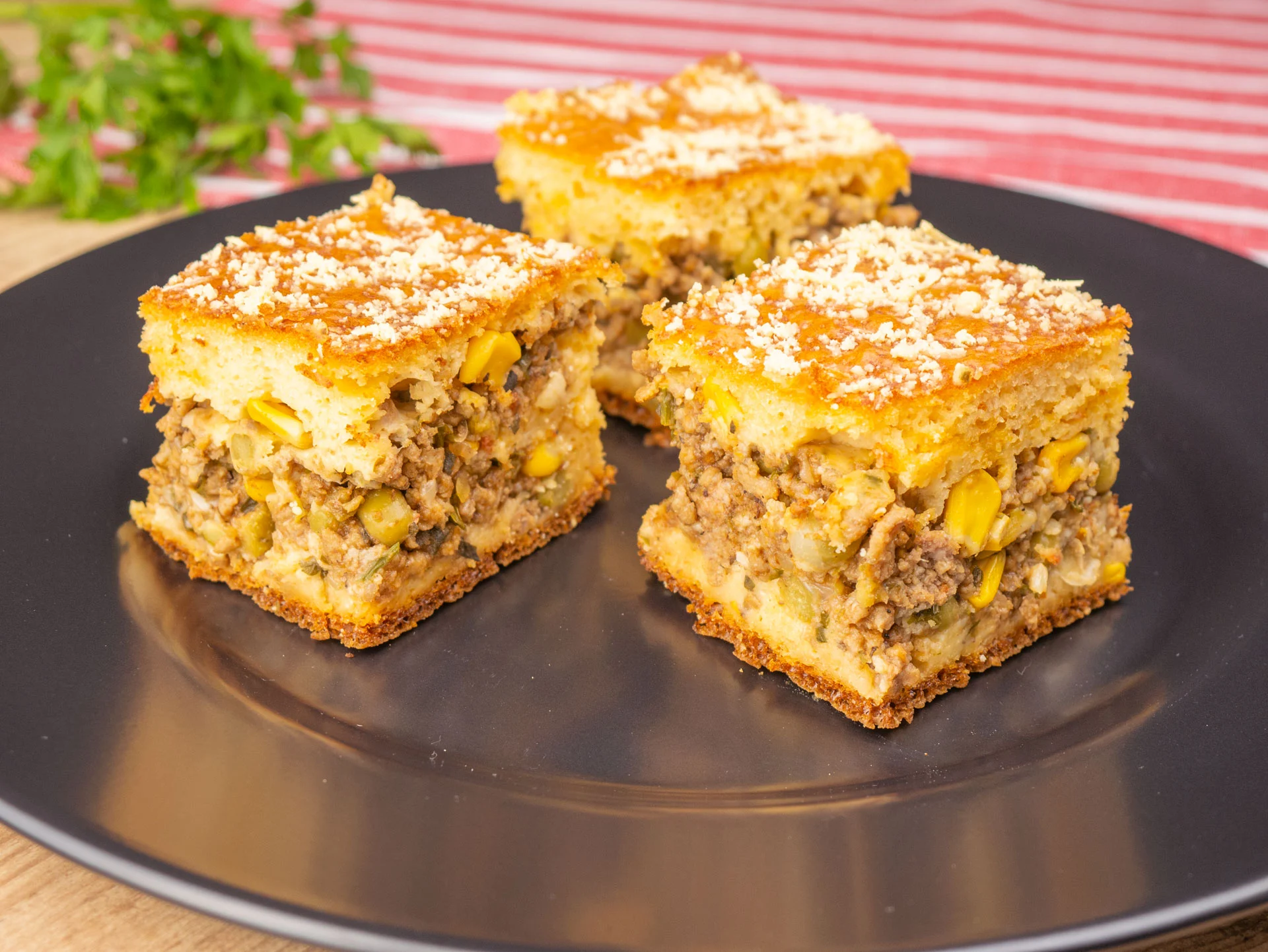 Torta de Liquidificador de Carne Moída