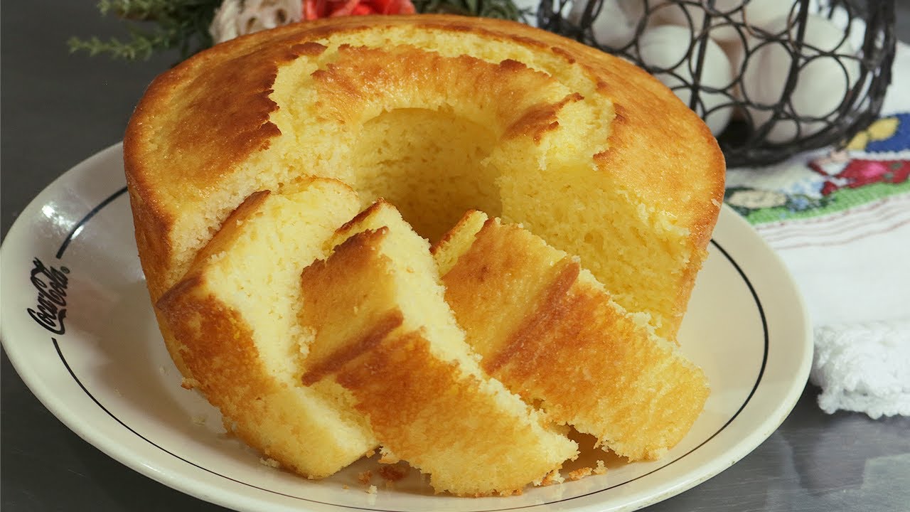 Bolo de Maizena de Liquidificador