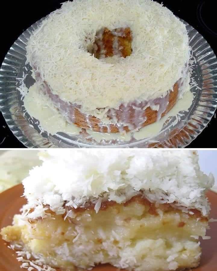 Bolo de Coco Gelado