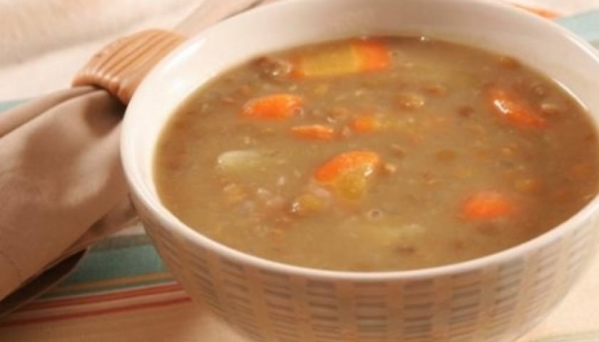 Sopa Light de Lentilhas