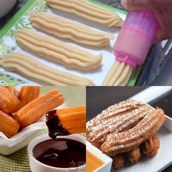 Churros espanhóis e Sonhos portugueses fáceis e deliciosos