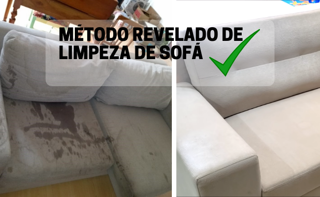 Como limpar o sofá em casa – Tira manchas e mata bactérias