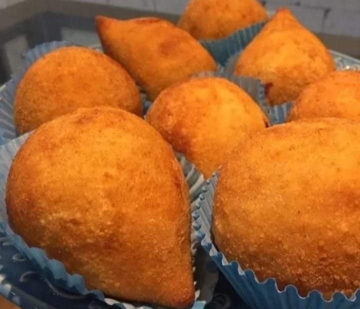 Coxinha de batata, simplesmente deliciosa