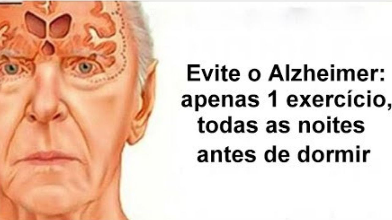 Prevenção do Alzheimer: Exercício simples para todas as noites