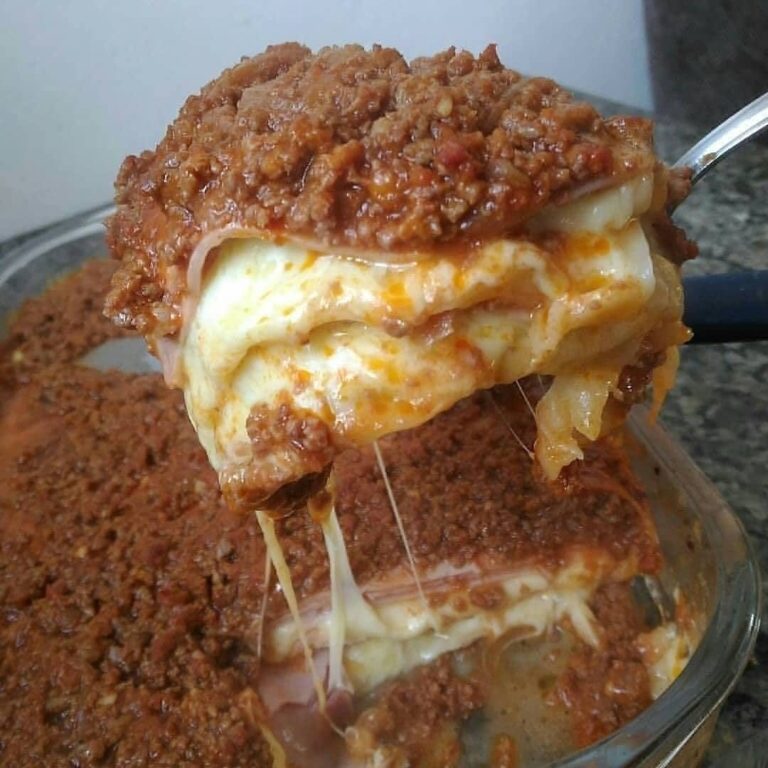 Lasanha de carne moída, uma delícia