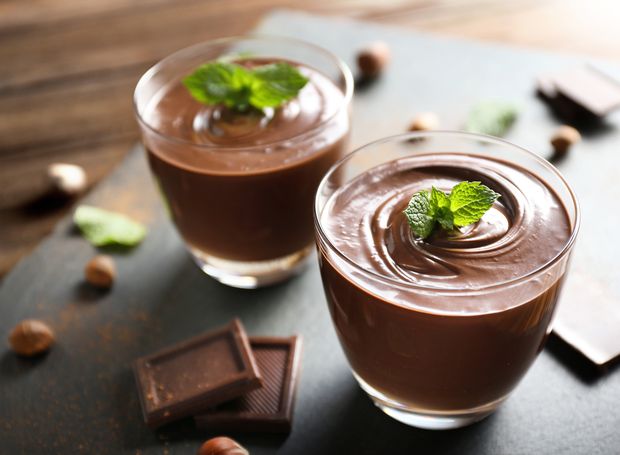 Mousse de chocolate para diabéticos