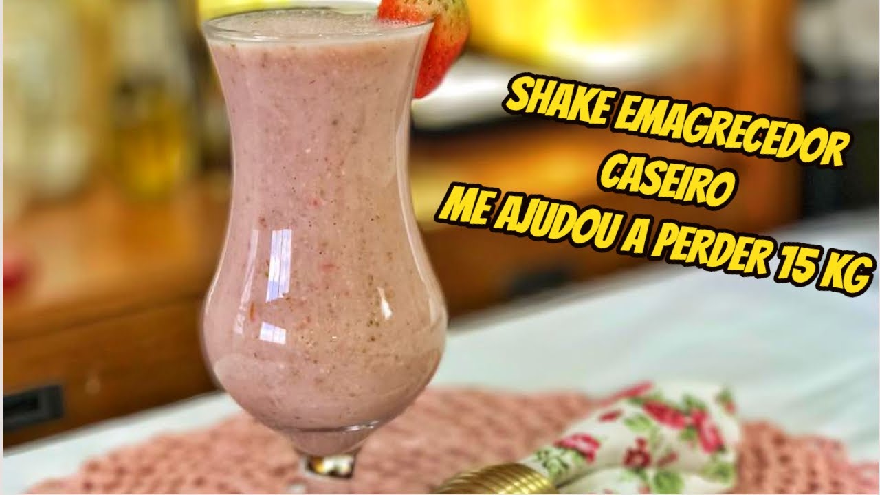 Shake emagrecedor caseiro, para emagrecer rápido e com saúde