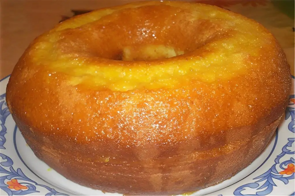 Bolo de laranja e bolo encharcado de laranja