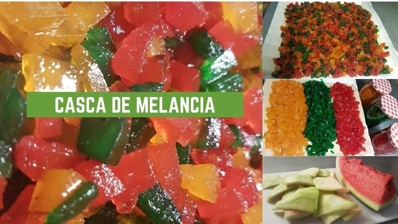 6 Passos para Fazer Frutas Cristalizadas com Casca de Melancia