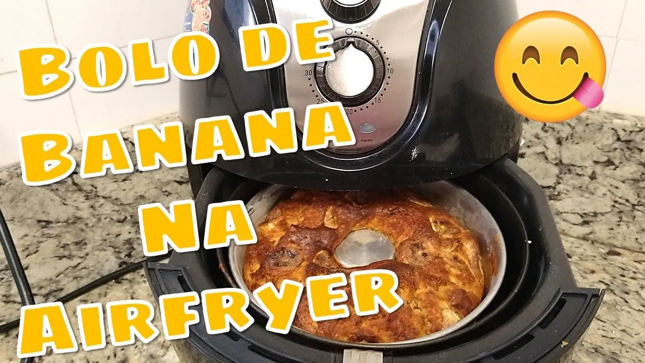 5 Dicas para Fazer um Bolo de Banana Saudável e Fofinho na Airfryer