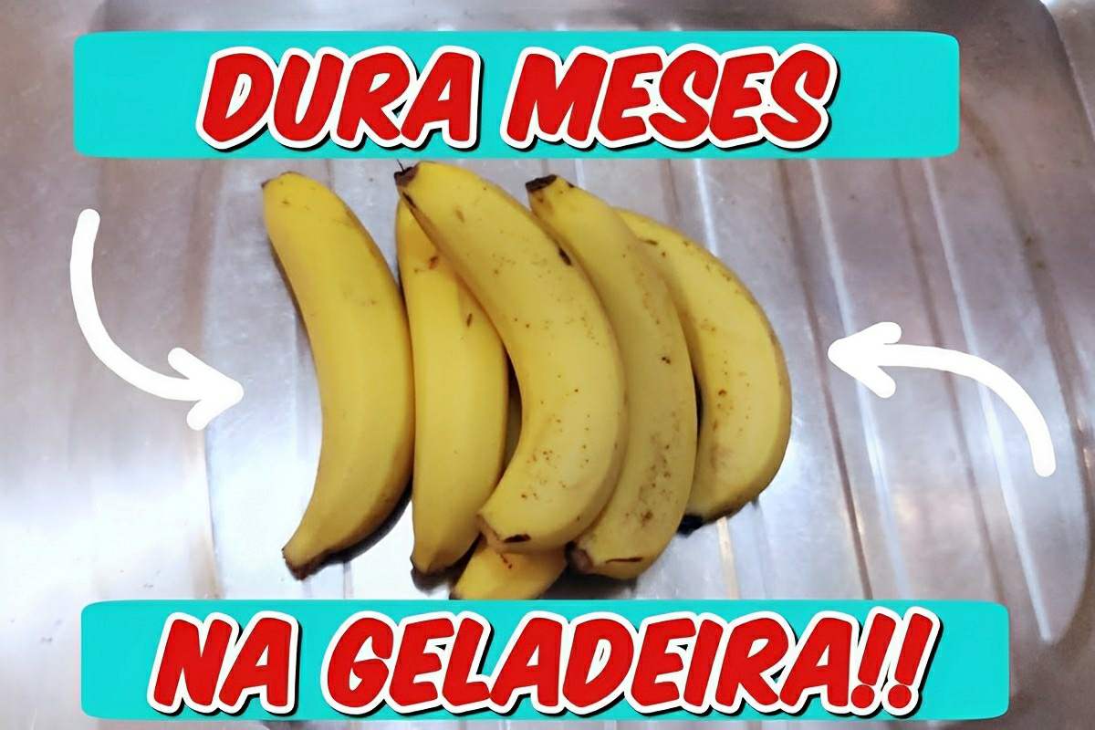 Como conservar banana madura por meses na geladeira