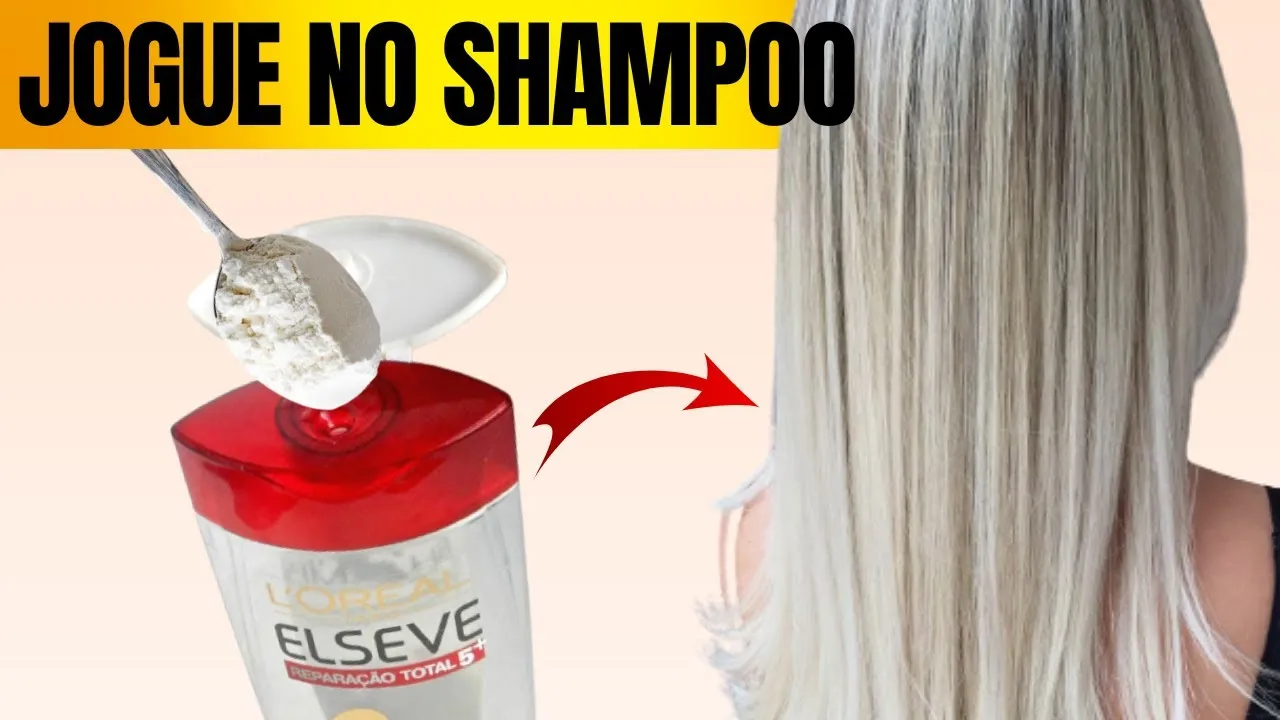 JOGUE NO SHAMPOO! ISSO TRANSFORMA SEU CABELO ARMADO EM LISO ESCORRIDO