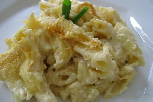 Macarrão com Queijo Cremoso de 3 Queijos