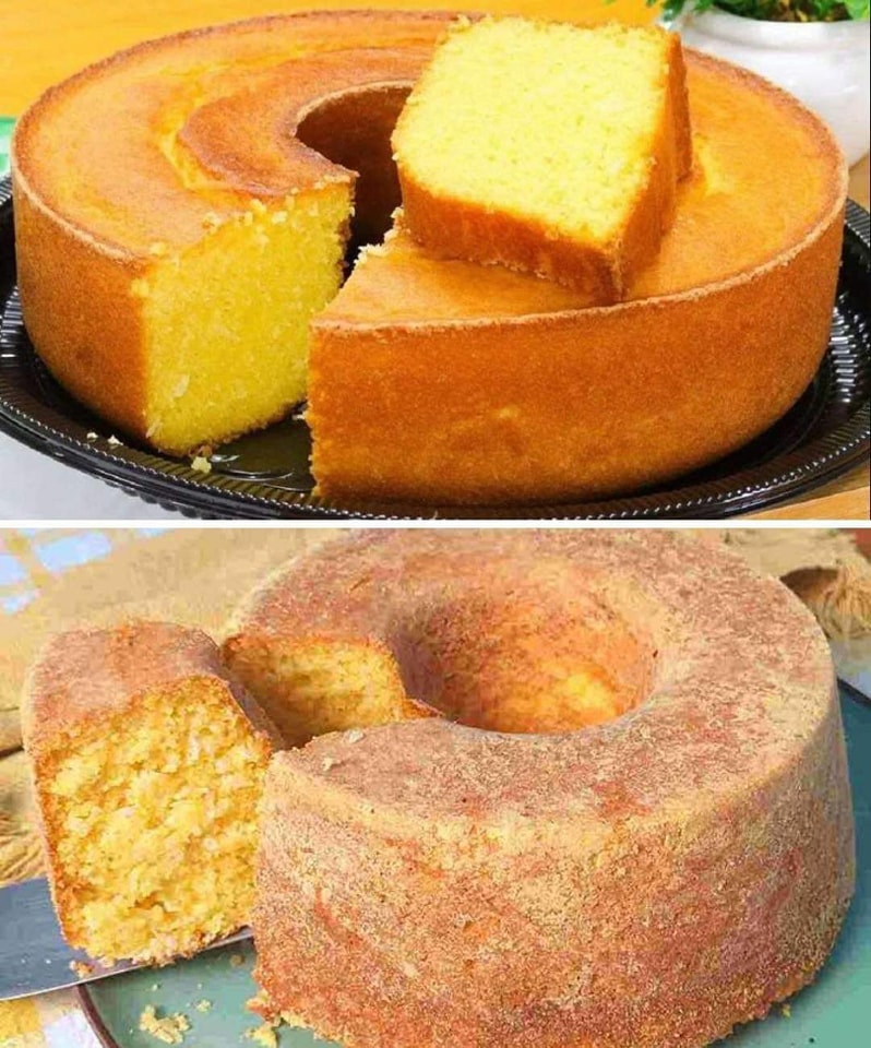 Bolo de Fubá Cozido Sem Farinha