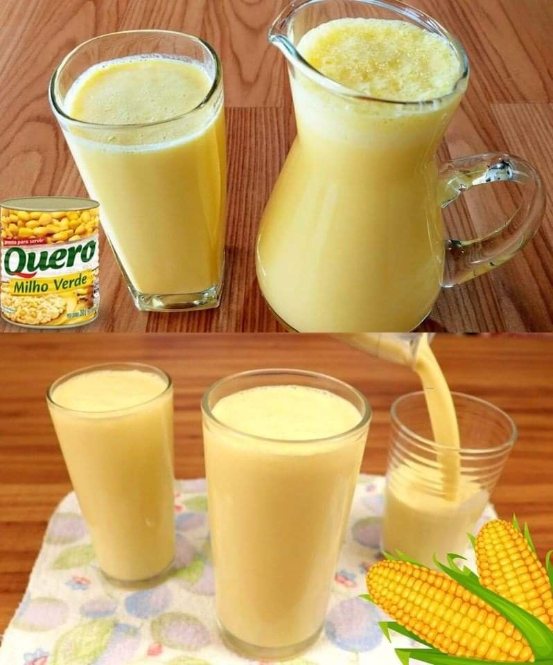 suco de milho cremoso