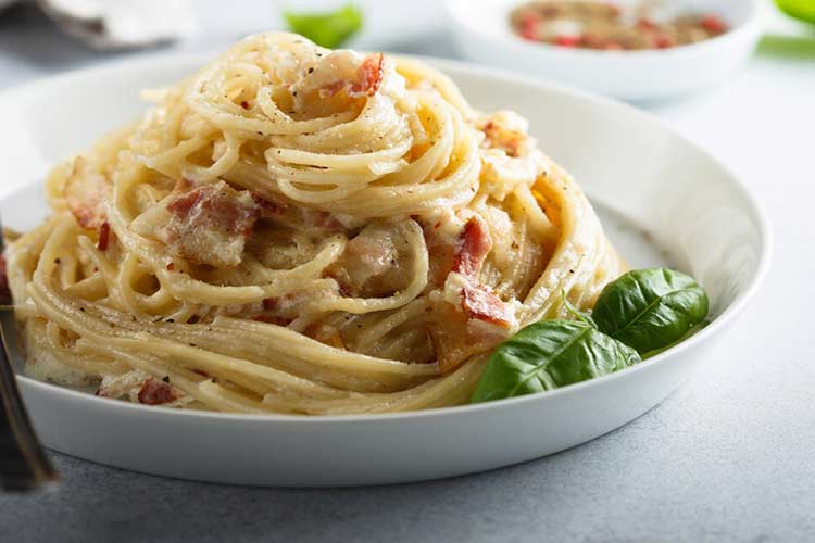 Espaguete à Carbonara