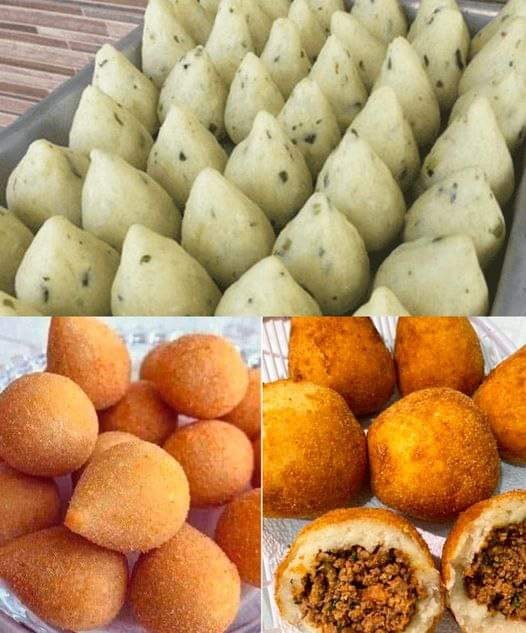 coxinha de mandioca