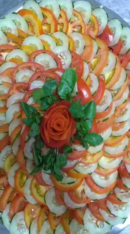 Salada de Tomate e Pepino