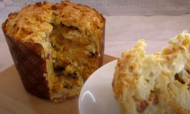  Panetone Salgado e Empada de Camarão