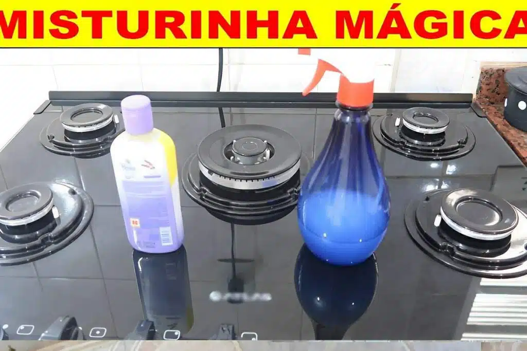 Misturinha para Limpar Fogão: