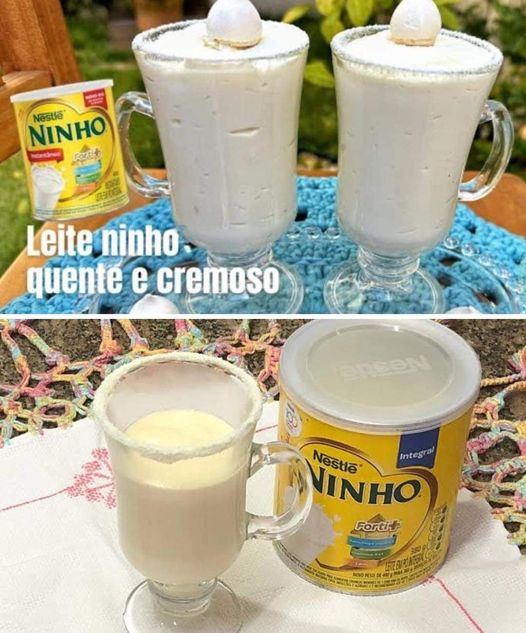 leite quente cremoso