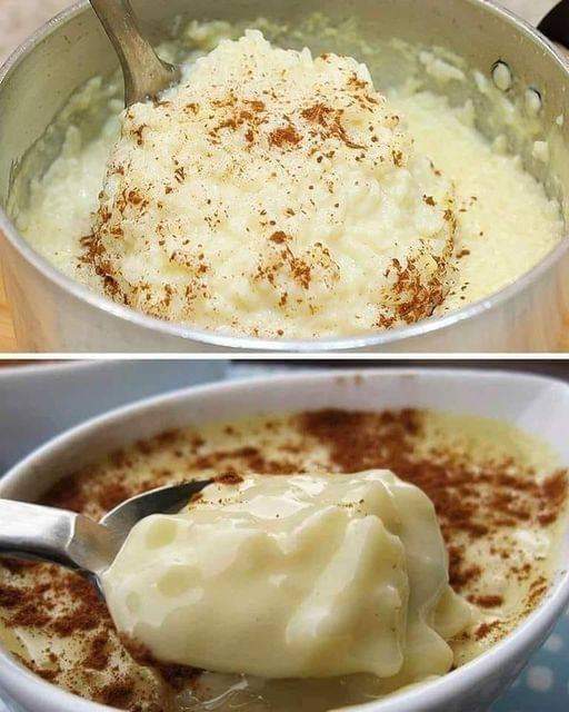 arroz doce cremoso perfeito