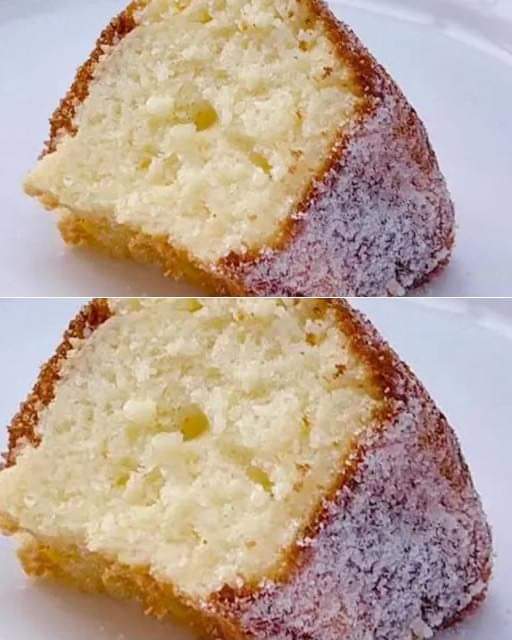 Bolo de coalhada com queijo