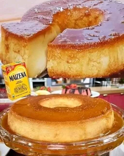 pudim de Maizena