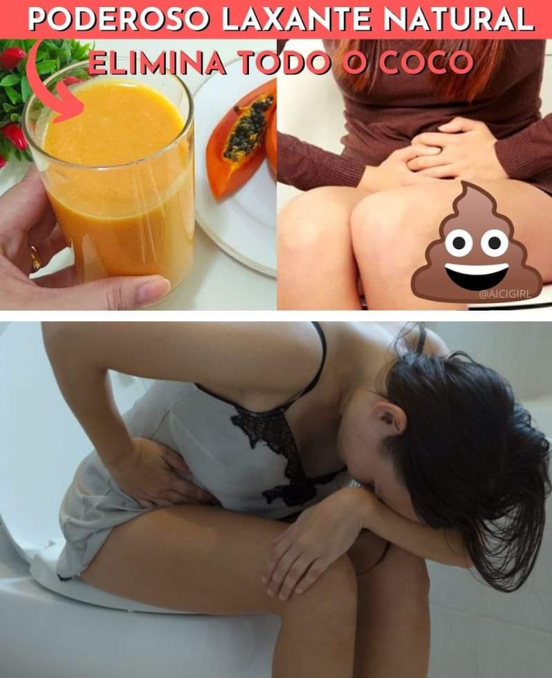 Poderoso Laxante Natural para Barriga Inchada e Intestino Preso